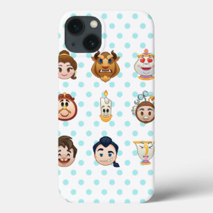 Beauty and the Beast Emoji   Characters iPhone 13 Case