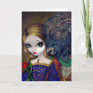 "Beauty and the Beast" Greeting Card