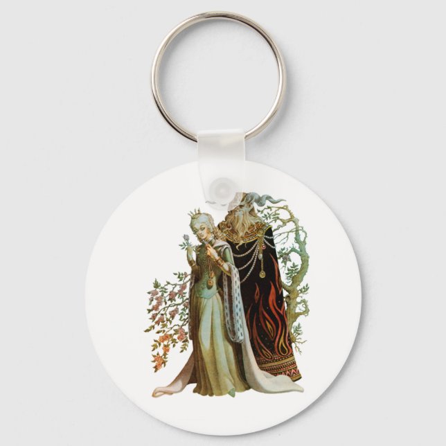 Beauty and the Beast Keychain (Front)