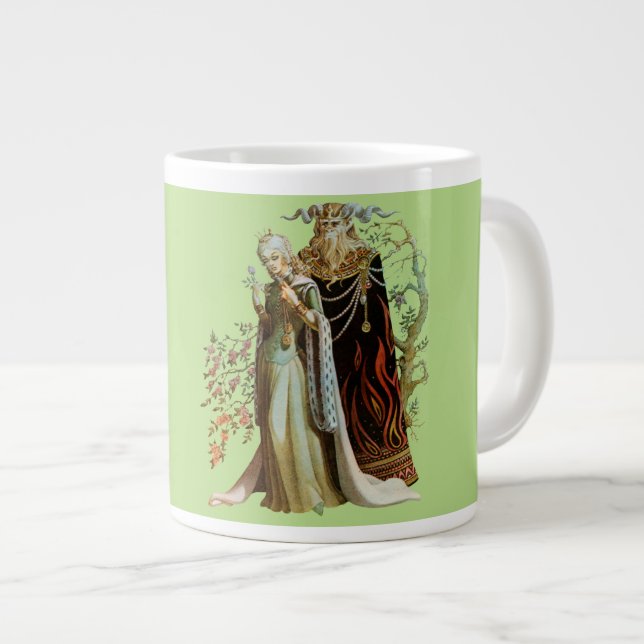 Beauty and the Beast Large Coffee Mug (Front Right)