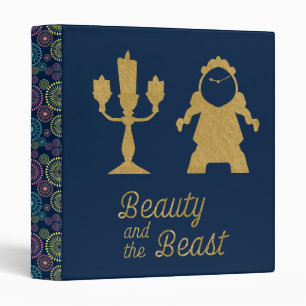 Beauty And The Beast   Lumiere & Cogsworth Binder