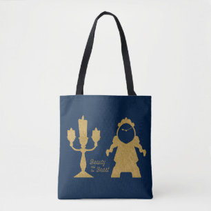 Beauty And The Beast Lumiere & Cogsworth Tote Bag