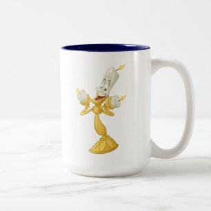 Beauty And The Beast   Lumière Two-Tone Coffee Mug