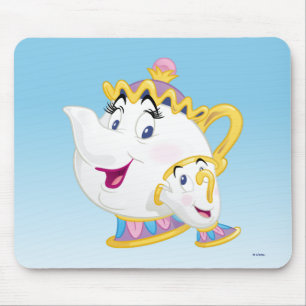 Beauty And The Beast   Mrs. Potts And Chip Mouse Pad