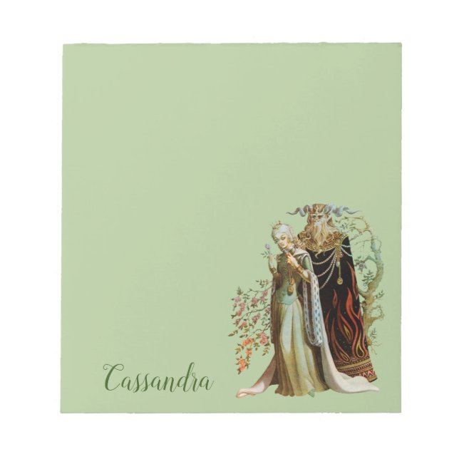 Beauty and the Beast Notepad (Front)