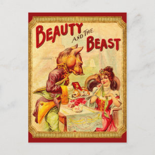 Beauty and The Beast Postcard