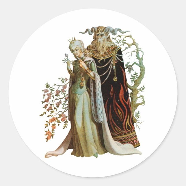 Beauty and the Beast Sticker (Front)