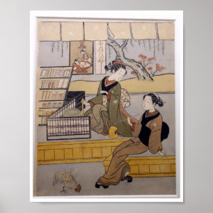 Beauty at the Toothpick Shop Old Artwork Poster