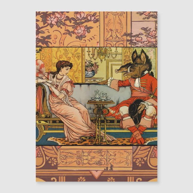 Beauty Beast Classic Fairy Tale Characters (Front)