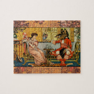 Beauty Beast Classic Fairy Tale Characters Jigsaw Puzzle