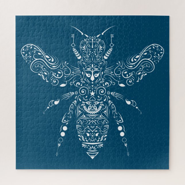 beauty bee jigsaw puzzle (Vertical)