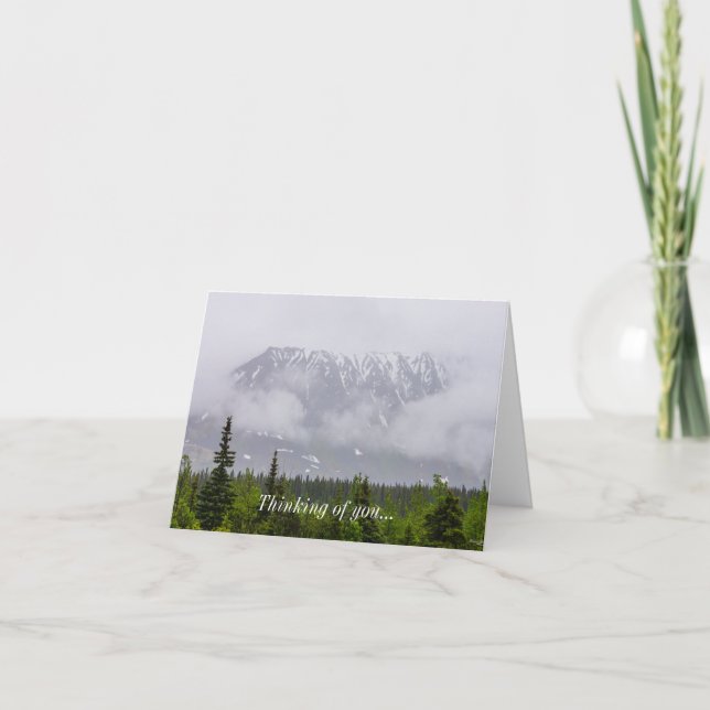 Beauty Behind The Clouds Thinking Of You Card (Front)