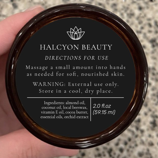 Beauty black directions product ingredient label (Creator Uploaded)