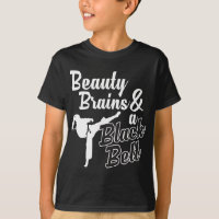 Beauty Brains And A Black Belt Funny Martial Arts 