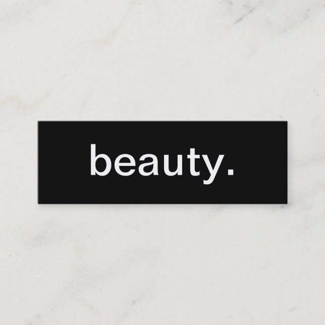 Beauty Business Card (Front)