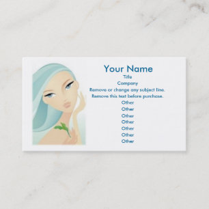 Beauty Business Card custom template