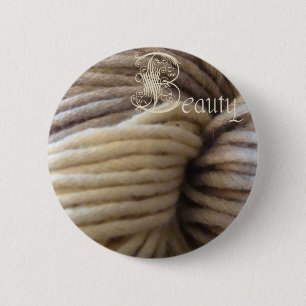 beauty button, malabrigo 2 inch round button