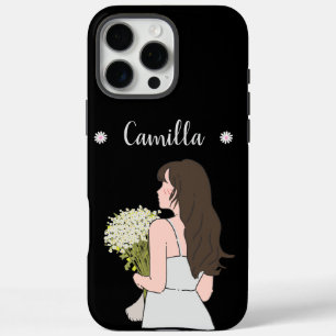 Beauty & Bytes Floral charm iPhone 16 Pro Max Case