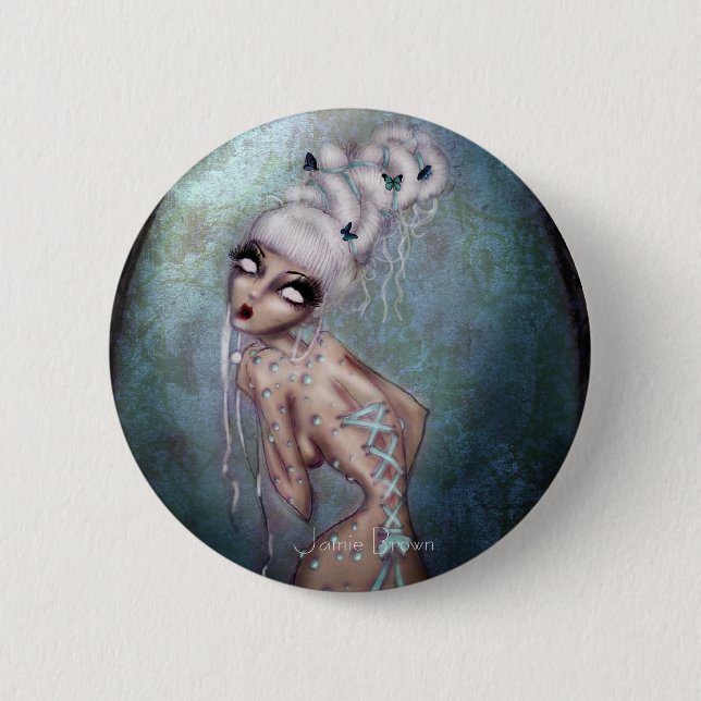 Beauty Captured 2 Inch Round Button (Front)