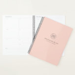 Beauty chic golden hour pink Logo Business Planner<br><div class="desc">Personalize your Company Logo Custom Beauty chic golden hour pink Logo Business Planner. This perpetual Business planner, minimalistic and elegant, with weekly and month view, is perfect for your office organization. Choose any font and any colour background for the cover, add your own logo. Avaiable in different size. No minimum...</div>