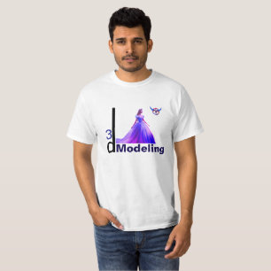 Beauty Cinderella 3D Modelling =  T-Shirt