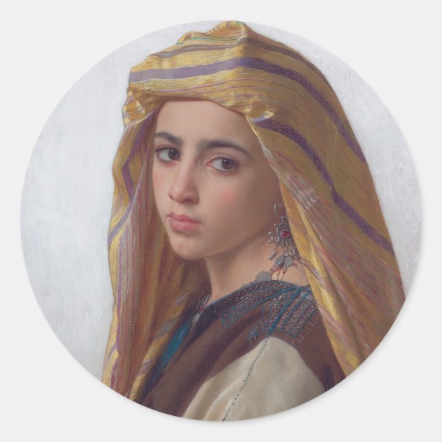 BEAUTY CLASSIC ROUND STICKER (Front)