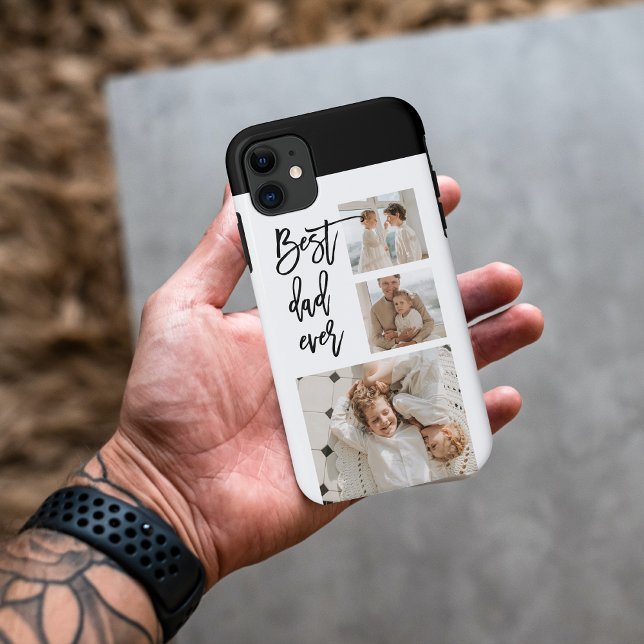 Beauty Collage Photo Best Dad Ever Gift Case-Mate iPhone Case (Creator Uploaded)