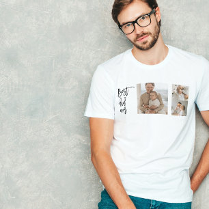 Beauty Collage Photo Best Dad Ever Gift T-Shirt