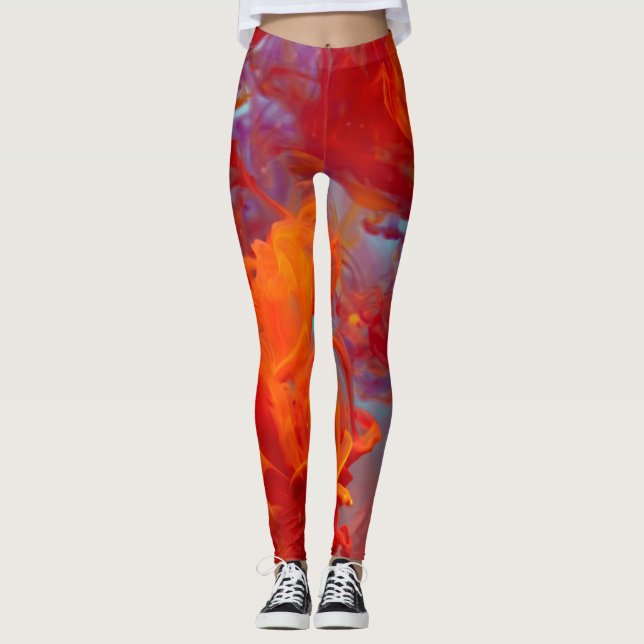 Beauty Colourful Dyed Legging (Front)