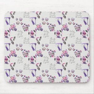 Beauty Comes From The Inside Pattern Mouse Pad