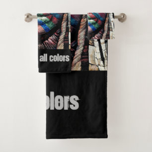Beauty Comes in All Colors Bath Towel Set