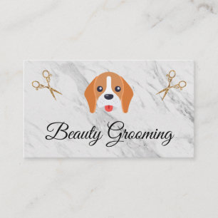 Beauty Dog Groomer Elite Shears Business Card