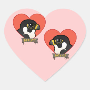 Beauty & Dot.Ca Hearts Heart Sticker