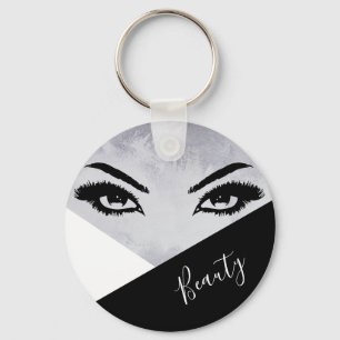 Beauty Eyelash  Keychain