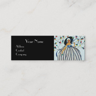 BEAUTY  FASHION COSTUME DESIGNER MAKEUP ARTIST MINI BUSINESS CARD