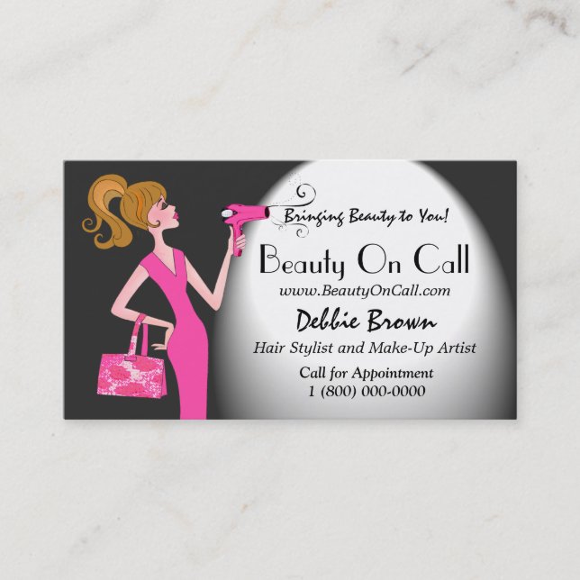 Beauty for Celebrities! Business Cards (Front)