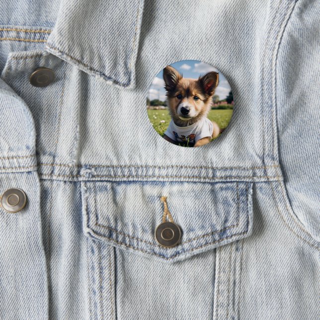 Beauty full  2 inch round button (In Situ)