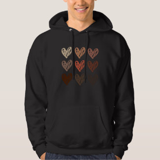Beauty Has No Skin Tone  Black History Melanin Afr Hoodie