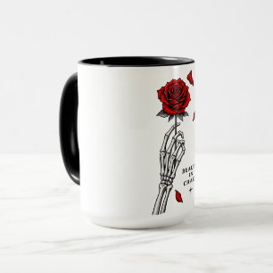 Beauty in Chaos Gothic Rose Art Mug
