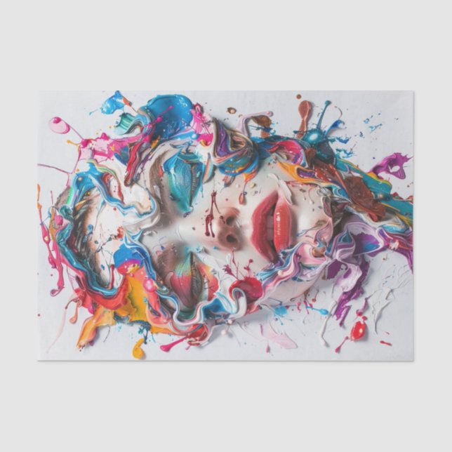 Beauty in Colour Splash2 Tissue Paper (Front)