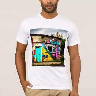 Beauty in Destruction  Colourful Graffiti Abandone T-Shirt