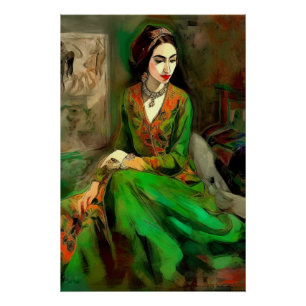 Beauty in Green Poster