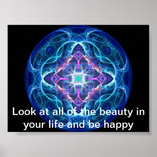BEAUTY IN LIFE PSYCHEDELIC POSTER