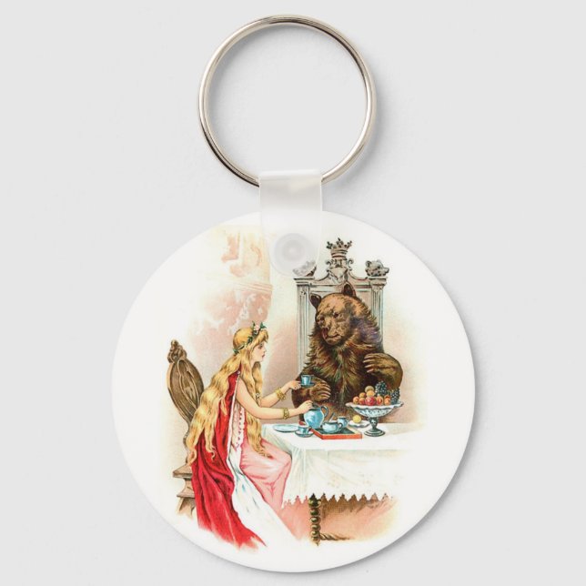 Beauty In Pink And The Beast  Keychain (Front)