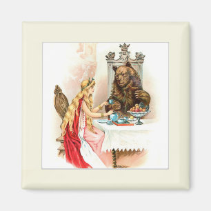 Beauty In Pink And The Beast  Magnet