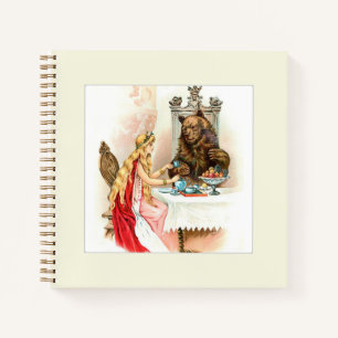 Beauty In Pink And The Beast  Notebook