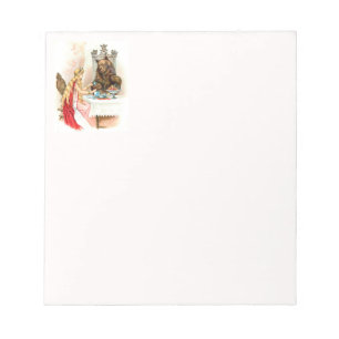 Beauty In Pink And The Beast Notepad