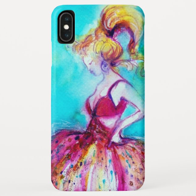 BEAUTY IN PINK DRESS Case-Mate iPhone CASE (Back)