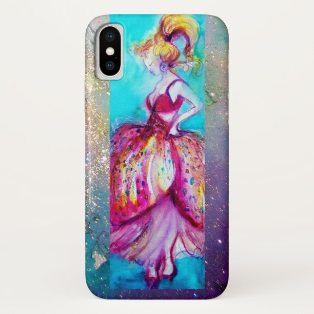 BEAUTY IN PINK DRESS Case-Mate iPhone CASE (Back)
