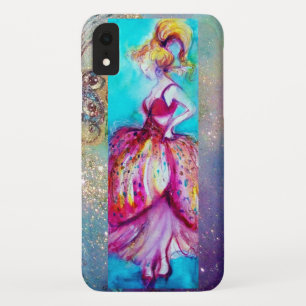 BEAUTY IN PINK DRESS / Magic Butterfly Plant iPhone XR Case